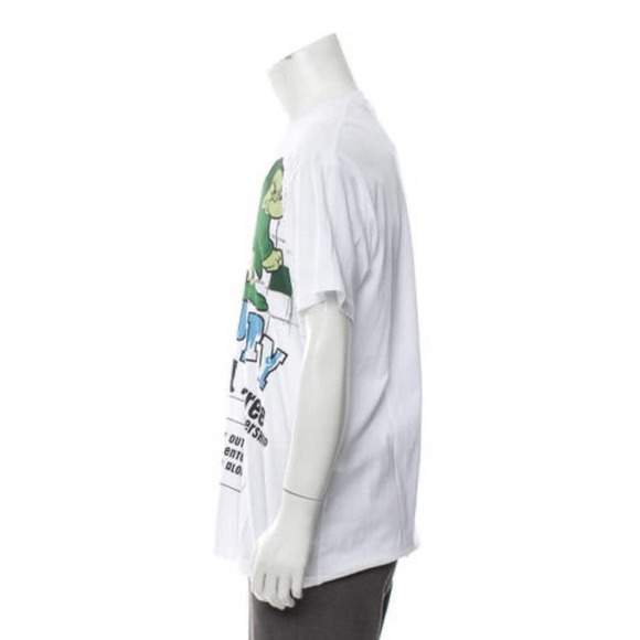 iceburg GRUMPY WHITE GRAPHIC PRINT T-SHIRT White Size Medium - Picture 2 of 3